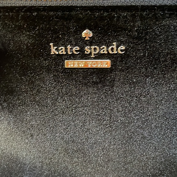 Kate Spade black velvet Kona crossbody handbag small NEW purse shoulder bag - Picture 5 of 9